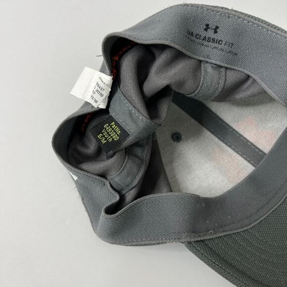 Under Armour Youth Hat  Classic Fit Stretch Gray Sz S/M - Picture 6 of 6